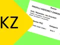 Duży napis PKZ na żółtym tle obok fragmentu dokumentu Profilu Kierowcy Zawodowego.