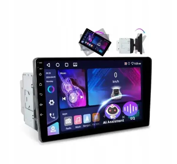 nowoczesne radio samochodowe z androidem 4gb ram